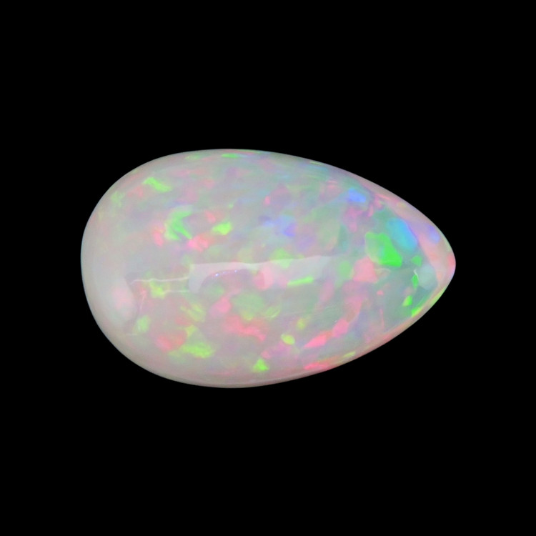 11.33 Ct. Multi Color Cabochon White Opal (Light Opal) from Australia
