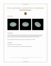 5.35 Ct. White Opal from Australia Appraisal