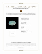 5.35 Ct. White Opal from Australia Scan Report