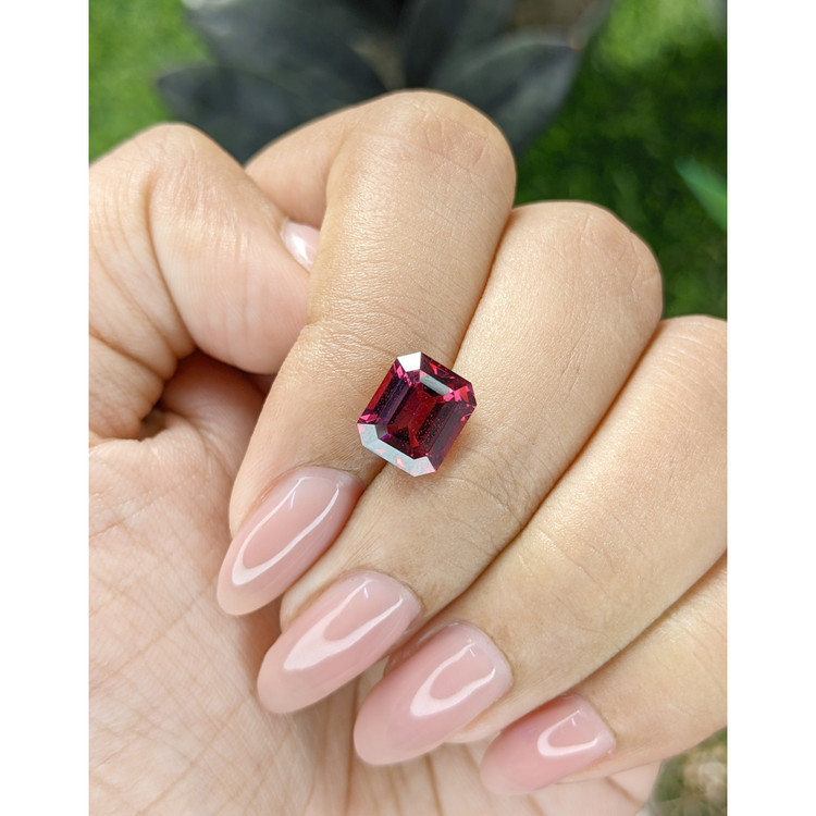 3.42 Ct. Reddish Pink Garnet from Tanzania