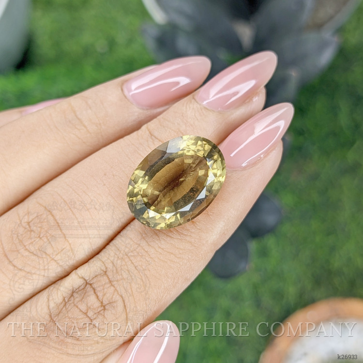 13.02 Ct. Yellowish Brown Citrine from Ceylon (Sri Lanka)