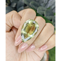41.00 Ct. Brownish Green Citrine from Ceylon (Sri Lanka) Life Style