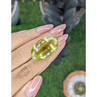 29.03 Ct. Yellowish Green Citrine from Ceylon (Sri Lanka) Life Style