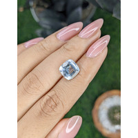 3.41 Ct. Blue Aquamarine from Ceylon (Sri Lanka) Life Style