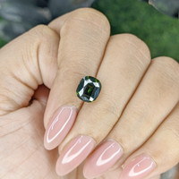 3.27 Ct. Green Zircon from Ceylon (Sri Lanka) Life Style