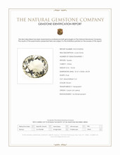 154.44 Ct. Brown Citrine from Ceylon (Sri Lanka) Scan Report