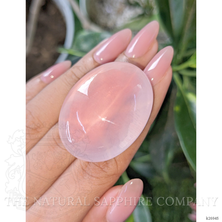 142.83 Ct. Pink Cabochon Rose Quartz