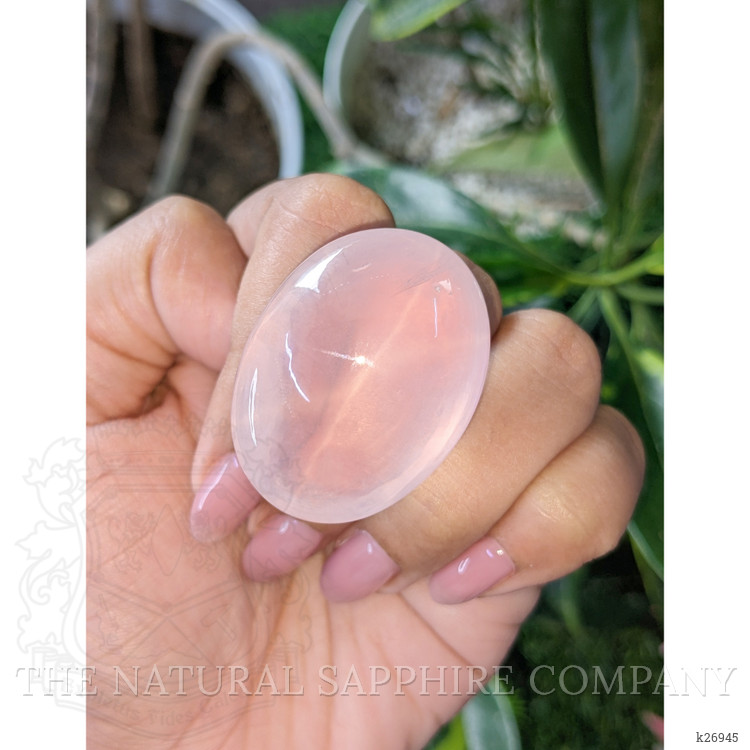 142.83 Ct. Pink Cabochon Rose Quartz