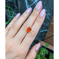 4.91 Ct. Orange Spessartite Garnet from Madagascar Life Style
