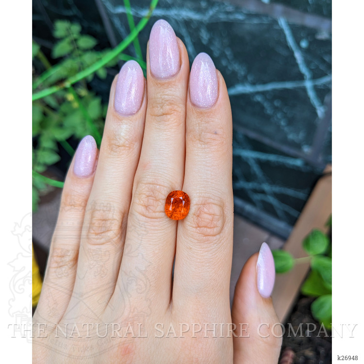 4.91 Ct. Orange Spessartite Garnet from Madagascar