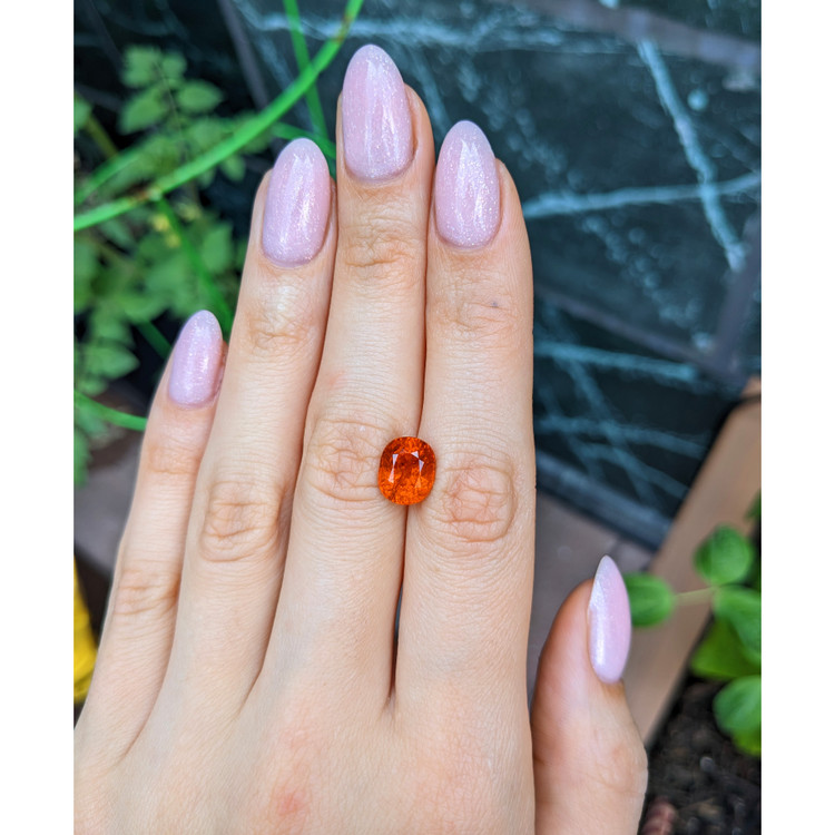 4.91 Ct. Orange Spessartite Garnet from Madagascar