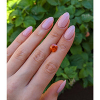 4.48 Ct. Orange Spessartite Garnet from Madagascar Life Style