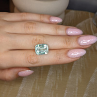 10.90 Ct. Green Beryl from Ceylon (Sri Lanka) Life Style
