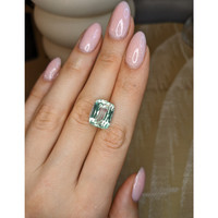 10.90 Ct. Green Beryl from Ceylon (Sri Lanka) Life Style