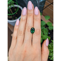 6.13 Ct. Tsavorite Garnet from Madagascar Life Style
