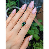 6.13 Ct. Tsavorite Garnet from Madagascar Life Style