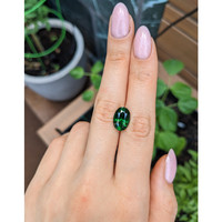6.13 Ct. Tsavorite Garnet from Madagascar Life Style