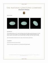 3.31 Ct. White Opal from Australia Appraisal
