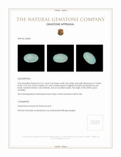 3.31 Ct. White Opal from Australia Appraisal