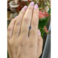 0.45 Ct. Pinkish Purple Spinel from Ceylon (Sri Lanka) Life Style