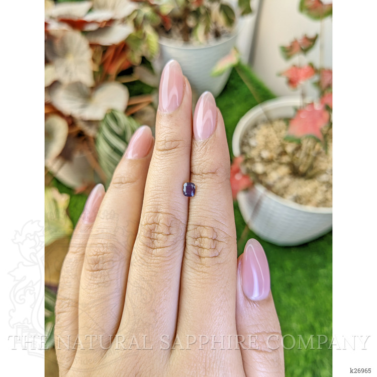 0.45 Ct. Purple Spinel from Ceylon (Sri Lanka)