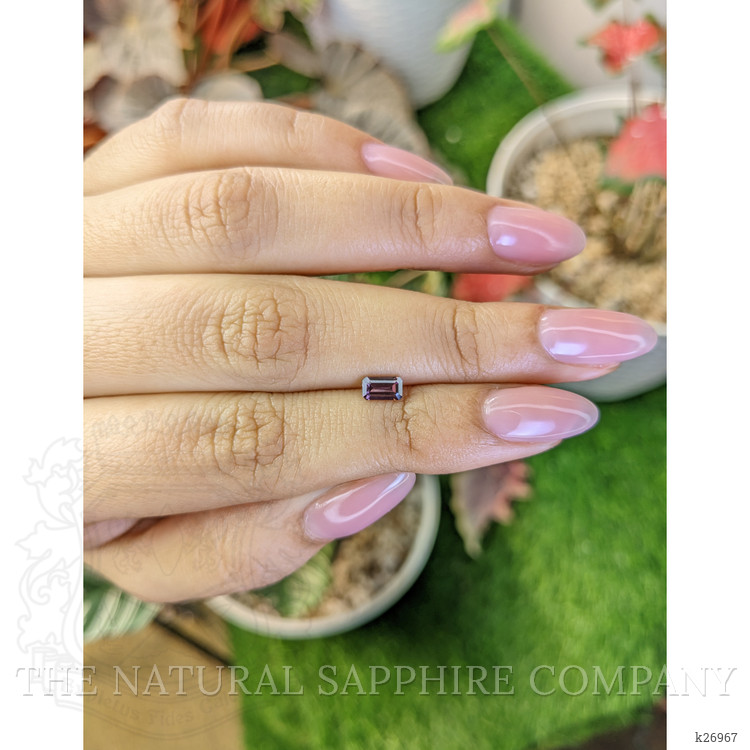 0.55 Ct. Purplish Pink Spinel from Ceylon (Sri Lanka)