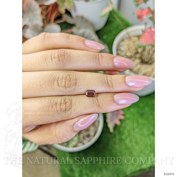 0.56 Ct. Orange Tourmaline from Ceylon (Sri Lanka)