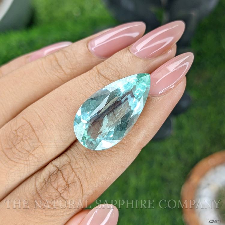 14.64 Ct. Bluish Green Aquamarine from Tanzania