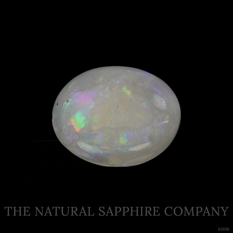 1.27 Ct. Cabochon White Opal from Australia