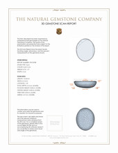 1.27 Ct. Cabochon White Opal from Australia 3 D Scan Report