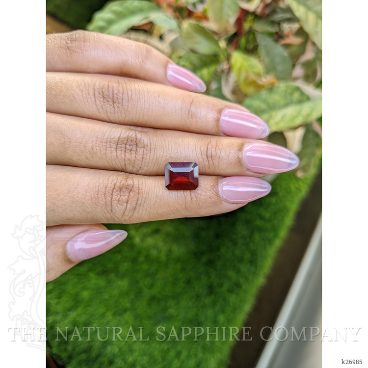 4.48 Ct. Red Almandine Garnet from Ceylon (Sri Lanka)