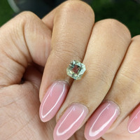 1.19 Ct. Yellowish Green Chrysoberyl from Tanzania Life Style