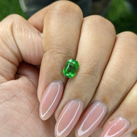 1.32 Ct. Tsavorite Garnet from Tanzania Life Style
