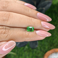 1.32 Ct. Tsavorite Garnet from Tanzania Life Style