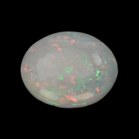 1.23 Ct. Cabochon White Opal from Australia Video