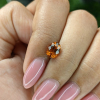 1.52 Ct. Orange Hessonite Garnet Life Style