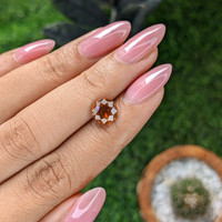 1.87 Ct. Orange Hessonite Garnet Life Style