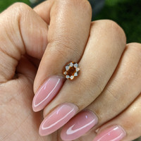 0.94 Ct. Orange Hessonite Garnet Life Style