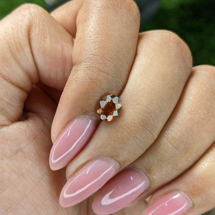 0.94 Ct. Orange Hessonite Garnet