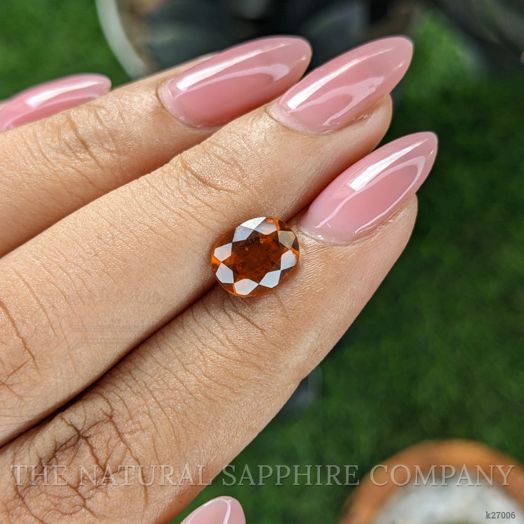 2.33 Ct. Golden Orange Hessonite Garnet