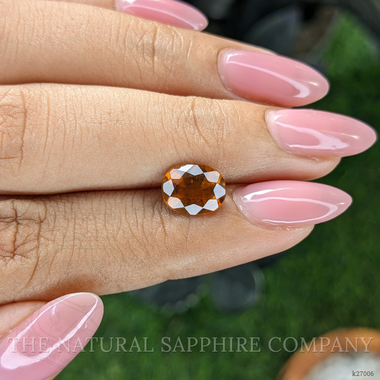 2.33 Ct. Golden Orange Hessonite Garnet