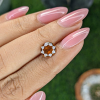 1.87 Ct. Golden Orange Hessonite Garnet Life Style