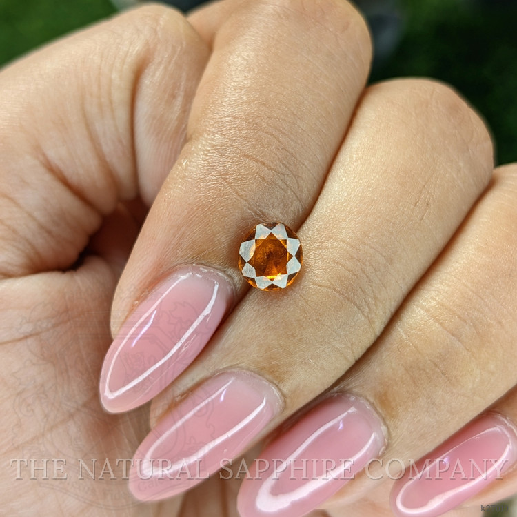 1.09 Ct. Golden Orange Hessonite Garnet