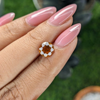 1.70 Ct. Golden Orange Hessonite Garnet Life Style