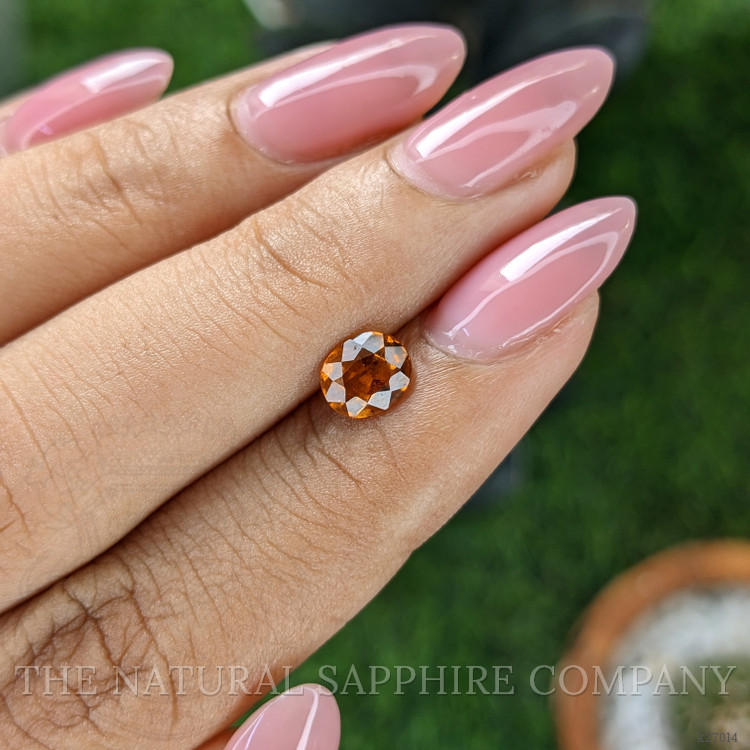 0.96 Ct. Golden Orange Hessonite Garnet