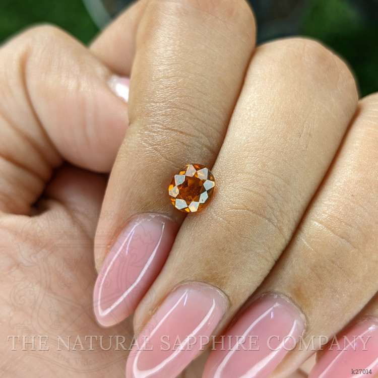 0.96 Ct. Golden Orange Hessonite Garnet