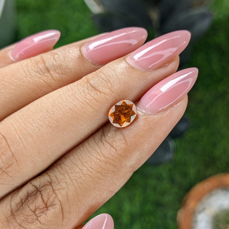 1.19 Ct. Golden Orange Hessonite Garnet