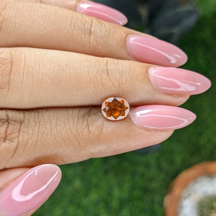 1.19 Ct. Golden Orange Hessonite Garnet