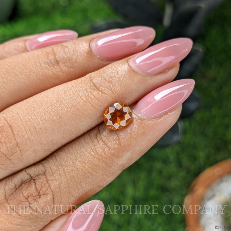 1.41 Ct. Golden Orange Hessonite Garnet