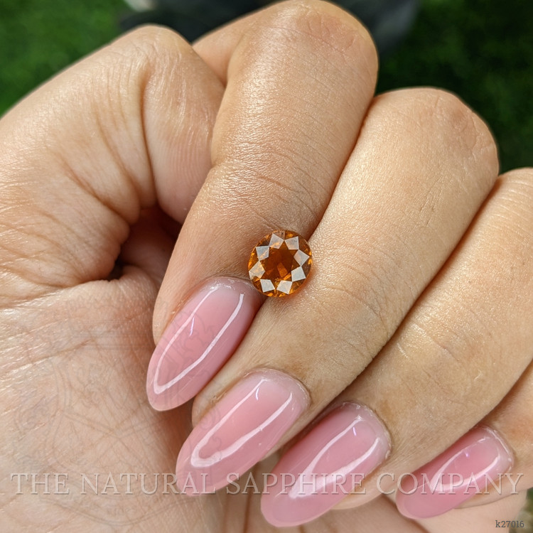 1.41 Ct. Golden Orange Hessonite Garnet